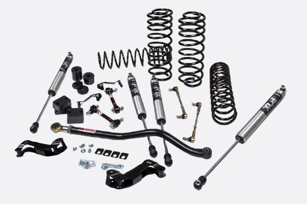 18-19 Jeep Wrangler JL Unlimited 4in Dual Rate Coil Lift Kit- Incl Rubicon w/ Shock Extensions