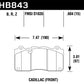 Hawk 2016 Cadillac CTS HP+ Street Front Brake Pads