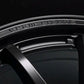 Gram Lights 57NR LIMITED II 18x8.5 +45 5-120 Semigloss Black Wheel w/ Black Cap/Stickers/Air Valve