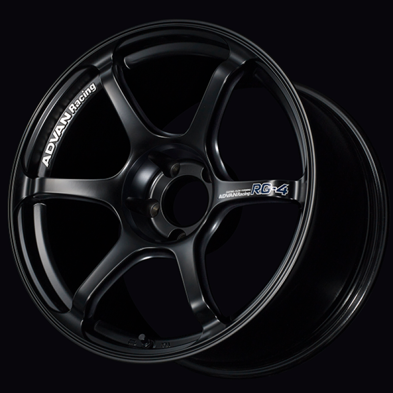 Advan RG-4 17x7.5 / +38 Offset / 4-100 / 63mm Bore / Semi Gloss Black