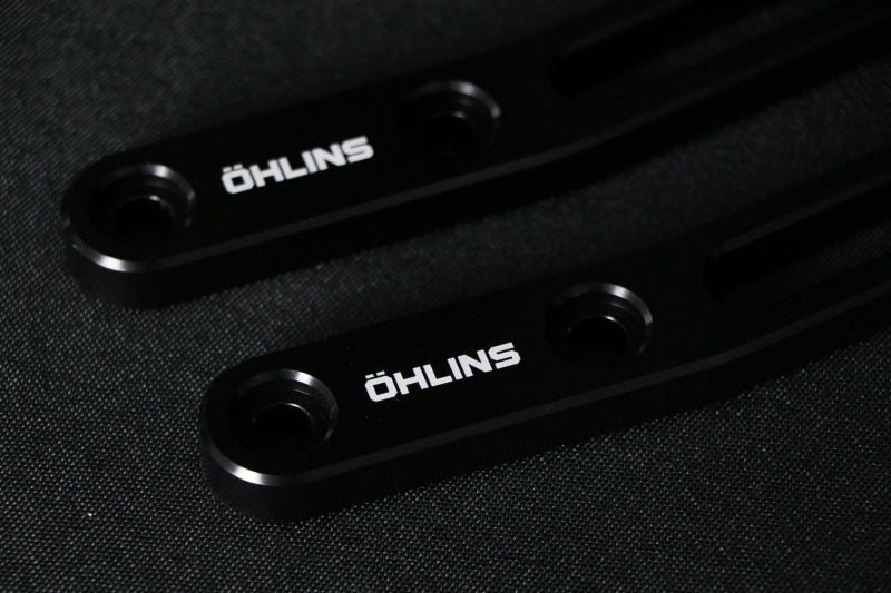 Ohlins 14-26 Harley FL Touring STX 36 Twin Blackline 12in Blk Reservoir Shocks - Heavy Duty Springs