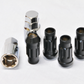 Wheel Mate Monster Open End Lug Nut Set of 4 - Black 1/2in