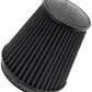 K&N Universal Rubber Filter Round Tapered 6in Flange ID x 7.5in Base OD x 5.25in Top OD x 8in Height