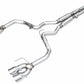 AWE 2024 Ford Mustang GT Fastback S650 RWD Track Edition Catback Exhaust w/ Quad Chrome Silver Tips