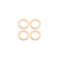WIlwood Tandem M/C Copper Washer Kit .450 ID x .675 OD (Pack of 4)