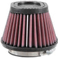 K&N Filter Universal Rubber Filter 2 7/16 inch Flange 4.5x3.75 inch Base 3.5x2.5 inch Top 2.75 inch