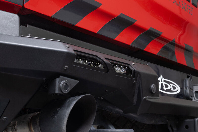 ADD 2025 Ram RHO Phantom Rear Bumper - Hammer Black Powder Coat