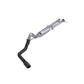 MBRP 2024+ Ford Ranger 2.7L 2.5 into 3in Single Side Exit Cat Back - BLK