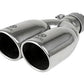 aFe Takeda 304 Stainless Steel Clamp-on Exhaust Tip Polished 2-1/2ininlet x 3-1/2in Outlet X 12in L