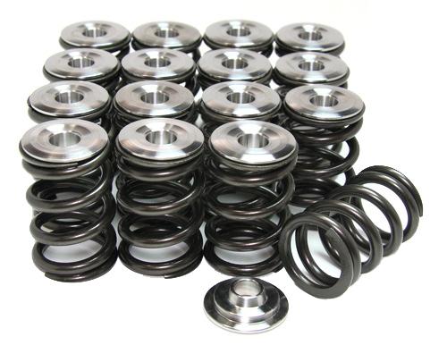 GSC P-D 4G63T EVO 1-9 Stage 2 Beehive Valve Springs w/ Titanium Retainer Valvetrain Kit  (Use factor