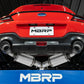 MBRP 13-16 Subaru BRZ 2.0L/ 2.4L 3in Dual Split Rear Cat Back w/Burnt End Tips- T304