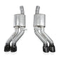 Stainless Works 22-25 Cadillac CT5-V Blackwing Axleback Exhaust - Black Chrome Tips