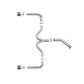 aFe Takeda 20-21 Kia Forte GT 1.6L (t) 3in to 2.5in SS Axle-Back Exhaust System w/ Blue Flame Tips