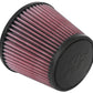K&N Universal Clamp-On Air Filter 2.75in Flange ID x 5.875in Base OD x 4.5in Top OD x 5in Height