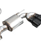 AWE MK8 Volkswagen Golf R 3in Touring Edition Quad Exhaust - Diamond Black Tips