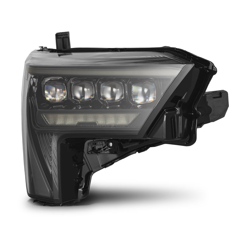 AlphaRex 22-23 Toyota Tundra/Sequoia LED Proj Headlights Alpha-Blk w/ Seq Activ Light/Seq Signal/DRL