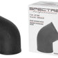 Spectre Tube Intake 3in od 60 Degree - Black
