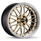 BBS LM 20x12 5x130 ET50 CB71.6 Gold Wheel w/ Diamond Cut Machined Lip