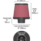 K&N Filter Universal X Stream Clamp-On 2.5in Flange ID / 6in Base OD / 5in Top OD / 5.5in Height