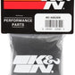 K&N 4.5in Base ID x 3.5in Top ID x 6in H - Black - Round Tapered - DryCharger Air Filter Wrap