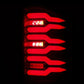 AlphaRex 07-14 Chevrolet Silverado 1500/2500HD/3500HD Luxx-Series LED Tail Lights Black/Red