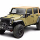 Rugged Ridge 07-18 Jeep Wrangler JKU 4dr Voyager Fastback Frameless Soft Top - Tan