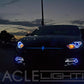 Oracle 13-16 Dodge Dart Surface Mount LED Projector Fog Light Halo Kit - Blue