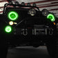 Oracle 07-17 Jeep Wrangler Surface Mount LED Headlight Halo Kit - Green