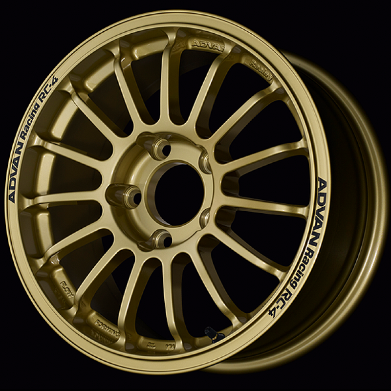 Advan RC-4 15x6.5 / +38 Offset / 4-100 / 63mm Bore / Rally Gold