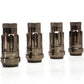 Wheel Mate WM14R 14x1.50 Wheel Locks Titanium Chrome 4 PCS