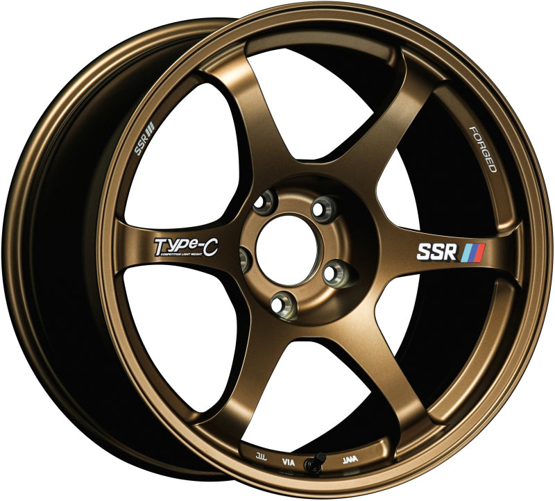 SSR Type-C Forged 18x8.5 +44 5/100 - Racing Bronze Wheel