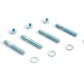 Cometic Carburetor Studs 2in Zinc Plated - Set of 4 With Washers and Nuts