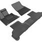 3D MAXpider 2014-2019 BMW X5/X6 F15/F16 Kagu 1st & 2nd Row Floormats - Black