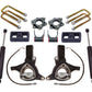 MaxTrac 16-18 GM C1500 2WD w/Stamped Steel. Susp. 7in/4in MaxPro Spindle Lift Kit w/MaxTrac Shocks