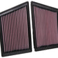 K&N 19 Porsche 911 3.0L H6 F/I Drop In Replacement Air Filter