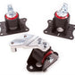 Innovative 04-08 Acura TSX K-Series Black Steel Mounts 75A Bushings