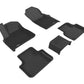 3D MAXpider 2017-2020 Audi Q7/Q8 Kagu 1st & 2nd Row Floormats - Black
