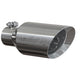 MBRP Universal Tip 4.5 O.D. Dual Walled Angled Rolled End 2.5 Inlet 12in Length - T304