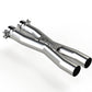 MBRP 12-21 Ferrari 812SF/812GTS/F12 6.3L/ 6.5L 3in Resonator Delete X-Pipe - T304