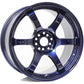 Gram Lights 57DR 18x9.5 +12 5-114.3 Eternal Blue Pearl Wheel (MOQ20)