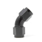 Aeromotive VaporWorx Fitting - AN-06 Female-Female 45 Degree Swivel