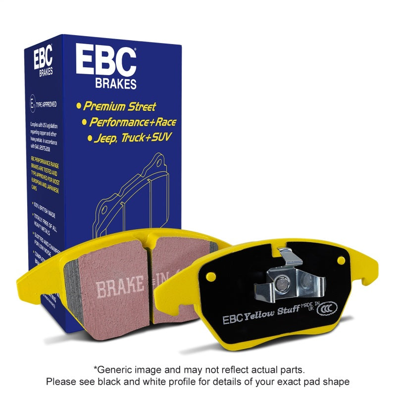 EBC 66-68 Volvo 140 1.8 Yellowstuff Front Brake Pads