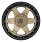 Weld Off-Road Ridge 20x9 - 8x180 BP - ET0 - 124.3mm CB - Satin Bronze Wheel (Black Ring)