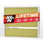 K&N HVAC Filter 20 X 25 X 4 Merv 11