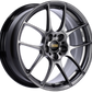 BBS RF - 17x7 / 4x100 / ET 38 (70mm PFS Required) - Diamond Black