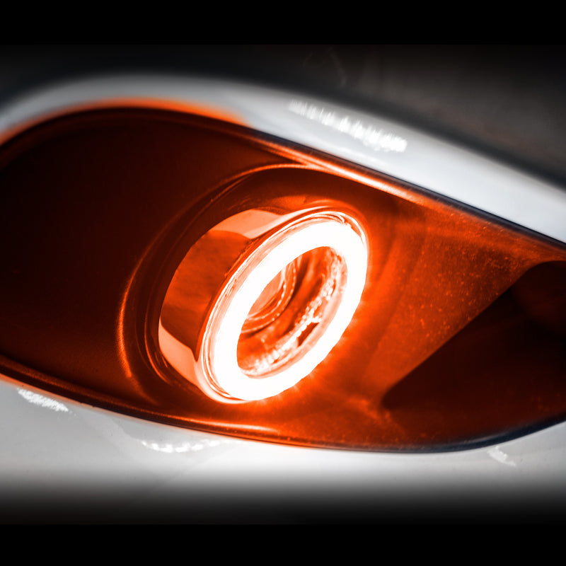 Oracle 05-09 Ford Mustang Roush Surface Mount LED Fog Light Halo Kit - Amber