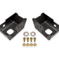 BMR 21-24 Ford Bronco Rear Shock Mount Skid Plates - Black Hammertone