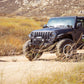 DV8 Offroad 07-23 Jeep Wrangler/Gladiator JT/JK/JL FS-25 Stubby Front Bumper w/Plated Bull Bar
