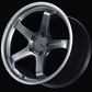 Advan GT for Porsche 19x12.0 / +48 Offset / 5-130 / 71.6mm Bore / Machining & Hyper Platinum Black