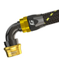 GReddy PRO/SPEC AN06 90 Degree Quick Release Hose End(s) Black/Gold